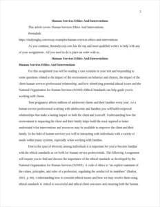 Human Services Ethics And Interventions – page 2
