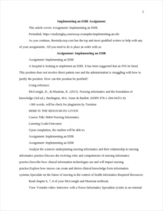 Implementing an EHR – page 2