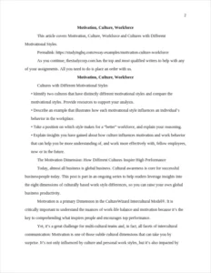 Motivation – page 2