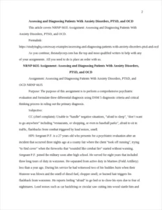 Assessing and Diagnosing Patients With Anxiety Disorders β page 2