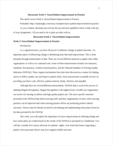Nurse/Patient Empowerment in Practice – page 2