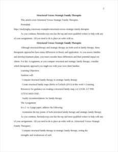 Structural Versus Strategic Family Therapies β page 2