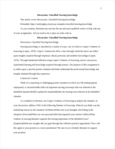 Classified Nursing knowledge – page 2