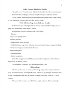 Concepts of Endocrine Disorders β page 2