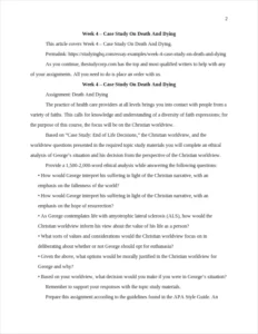 Week 4 – Case Study On Death And Dying – page 2