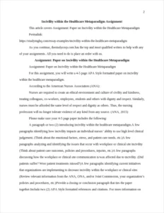 Incivility within the Healthcare Metaparadigm – page 2