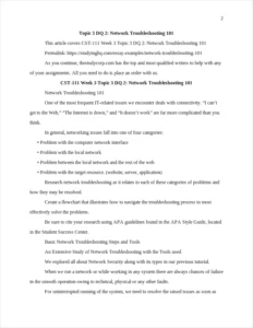 Network Troubleshooting 101 – page 2