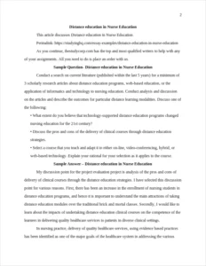 Distance education in Nurse Education β page 2