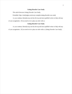 Eating Disorder Case Study – page 2