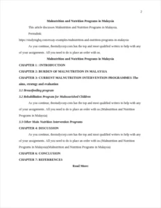 Malnutrition and Nutrition Programs in Malaysia β page 2