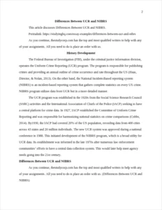 Differences Between UCR and NIBRS – page 2