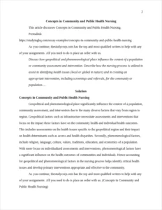 Concepts in Community and Public Health Nursing – page 2