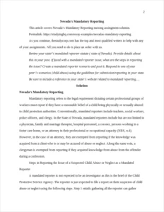 Nevada’s Mandatory Reporting – page 2