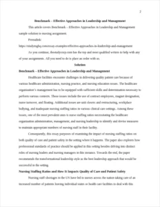 Effective Approaches in Leadership and Management – page 2