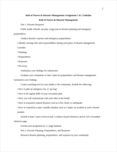 Role of Nurses in Disaster Management – page 2