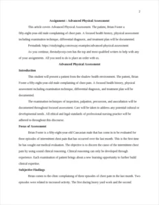 Advanced Physical Assessment β page 2
