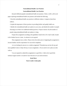 Nontraditional Health Care Practices – page 2