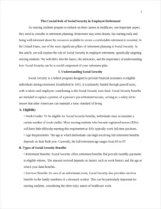 role of Social Security in employee retirement β page 2