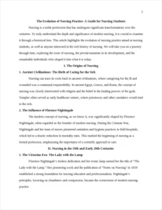 Evolution of Nursing Practice β page 2