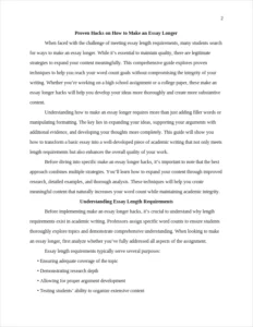 Proven Hacks on How to Make an Essay Longer โ page 2