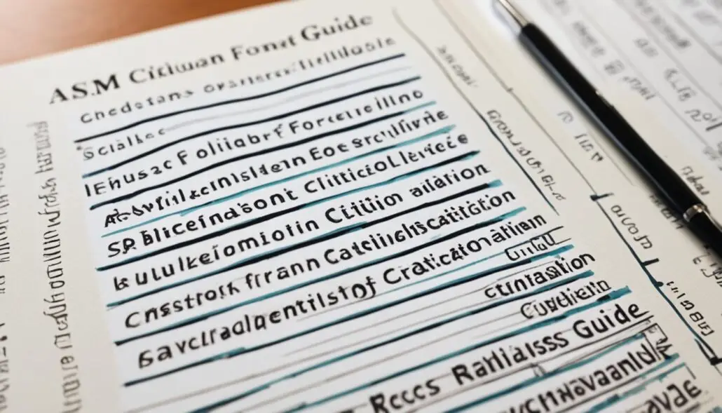 Asm format and citation guide